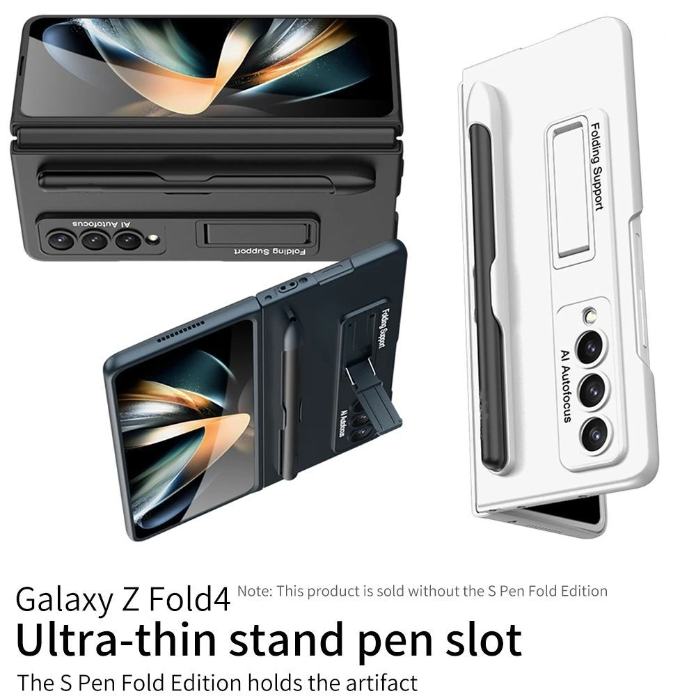 protection cover for Samsung Galaxy Z Fold4 phone case ultra-thin bracket pen slot anti-drop male and female