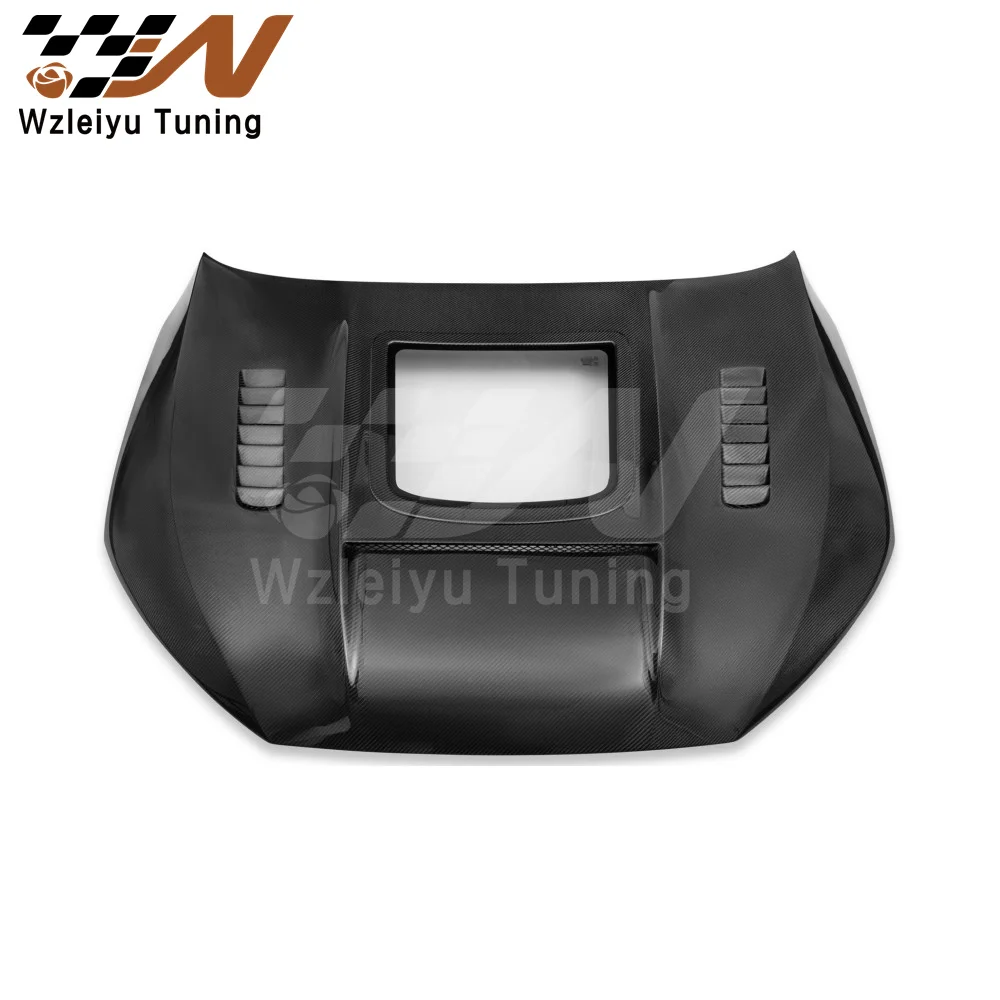 New Style Carbon Fiber Front Hood Bonnet With Glass Fit For RS3 S3 A3 8Y 21-23 High Quality Fitment