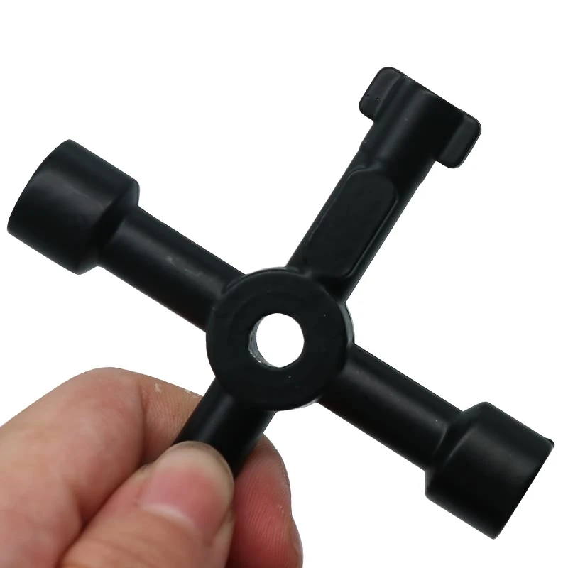 Universal Cross KEY Triangle KEY for Train Electrical Elevator Cabinet Valve Alloy Triangle Square