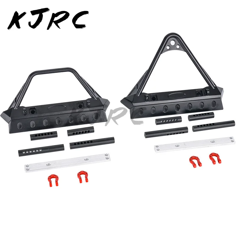 

Metal Front Bumper with Lights for 1/10 RC Crawler Axial SCX10 90046 SCX10 III AXI03007 AXI03003 TRX-4 Upgrade