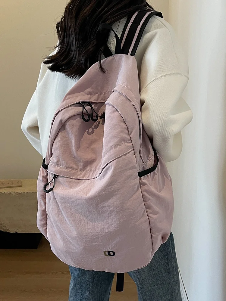 Casual Versatile Large Capaci Bapa 2026 New Sle Women\'s College Student Bookbag Quali Outdoor Travel Bapa