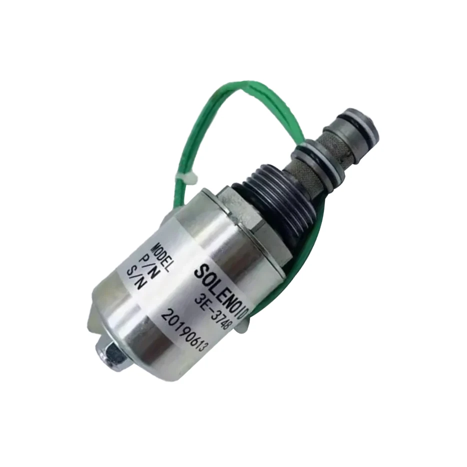 3E-3748 3E3748 12V/24V Solenoid Valve For 24H 824G 825G 826G 844 950F II 960F Wheel Loader Dozer Grader