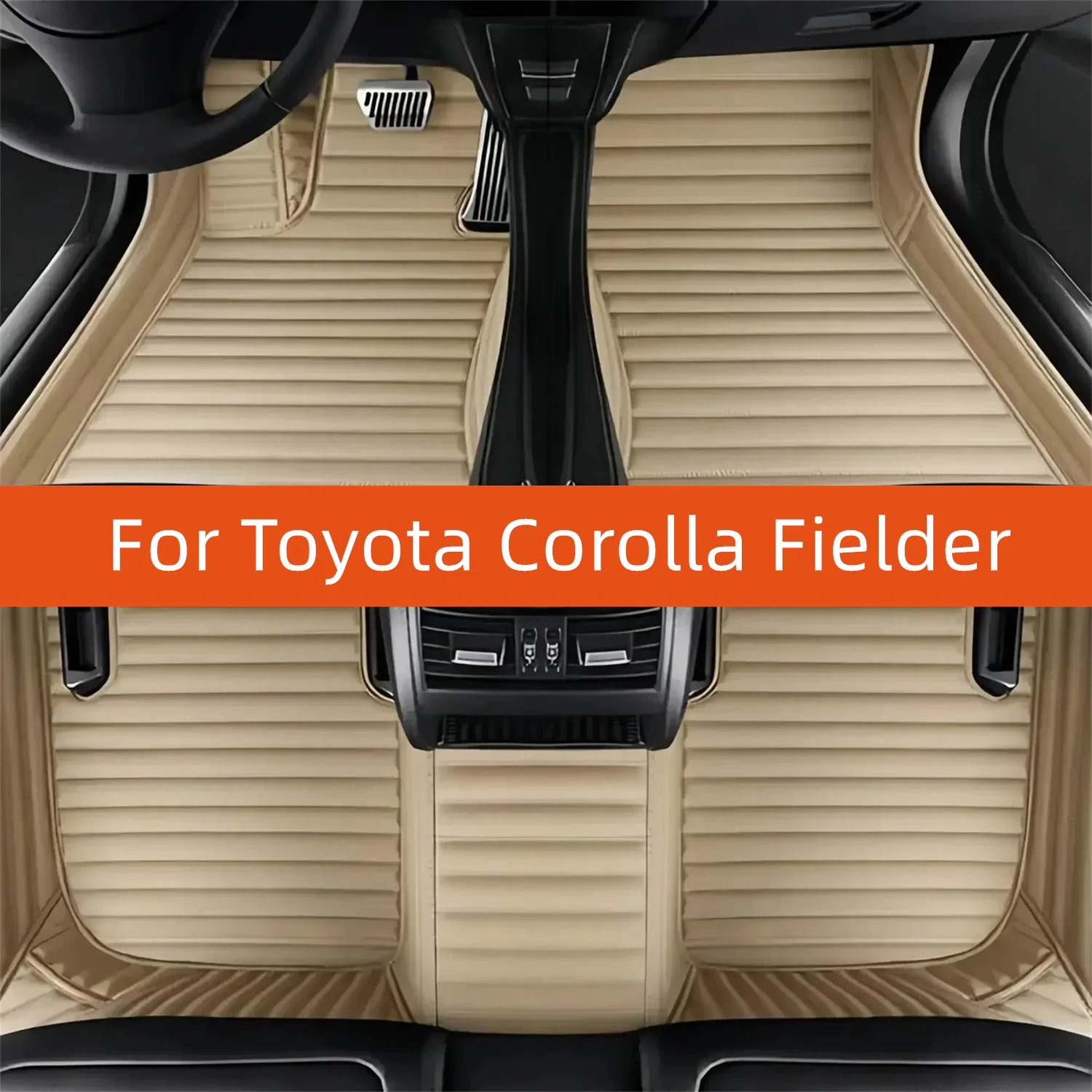 

Custom Leather Car Floor Mat For Toyota Corolla Fielder 2020 2021 2022 2023 2024 2025 2026 2027 Car Mat Interior Accessories