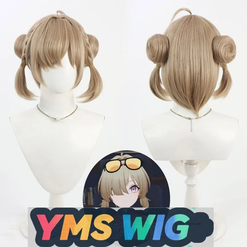 

[YMS WIG] Absolute Zone Zero NPC Red Bean Cos Wig Sweety Chenghui Ping Tea Drinking Immortal Split Double Hair