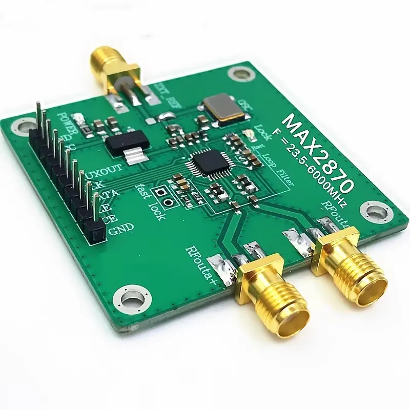 

MAX2870 23.5MHZ-6GHZ phase-locked loop RF source signal source