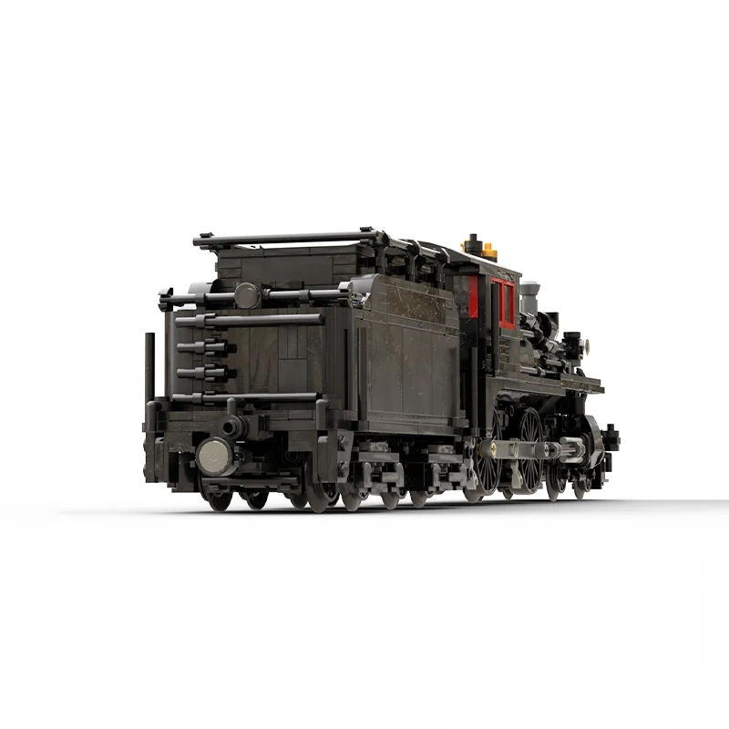 MOC Ferrovias do Canadá A2m 4-4-0 Trem de Passageiros Blocos de Montar Modelo Criativo Brinquedos Infantis Presentes