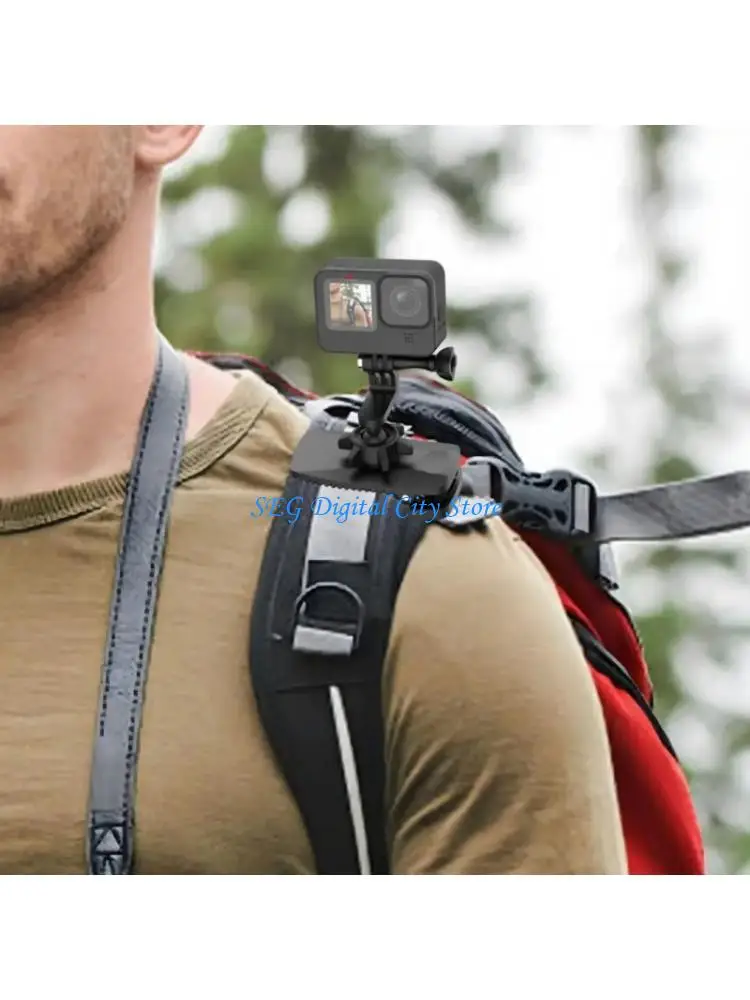 

U75B Flexible Mounting Clip For X5 Action Cameras On Backpacks Clamp Mount Allows Easy Installation And MultiDirection Shot