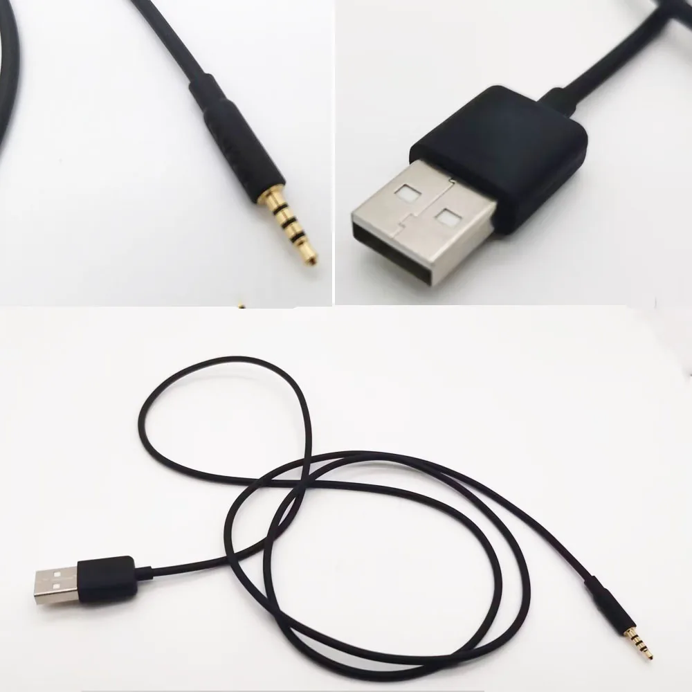 1.2M USB to 2.5mm Charging Power Supply Cable Cord Line for AKG K490NC K495NC N60NC Harman Kardon BT Headphone Charger Cord Wire
