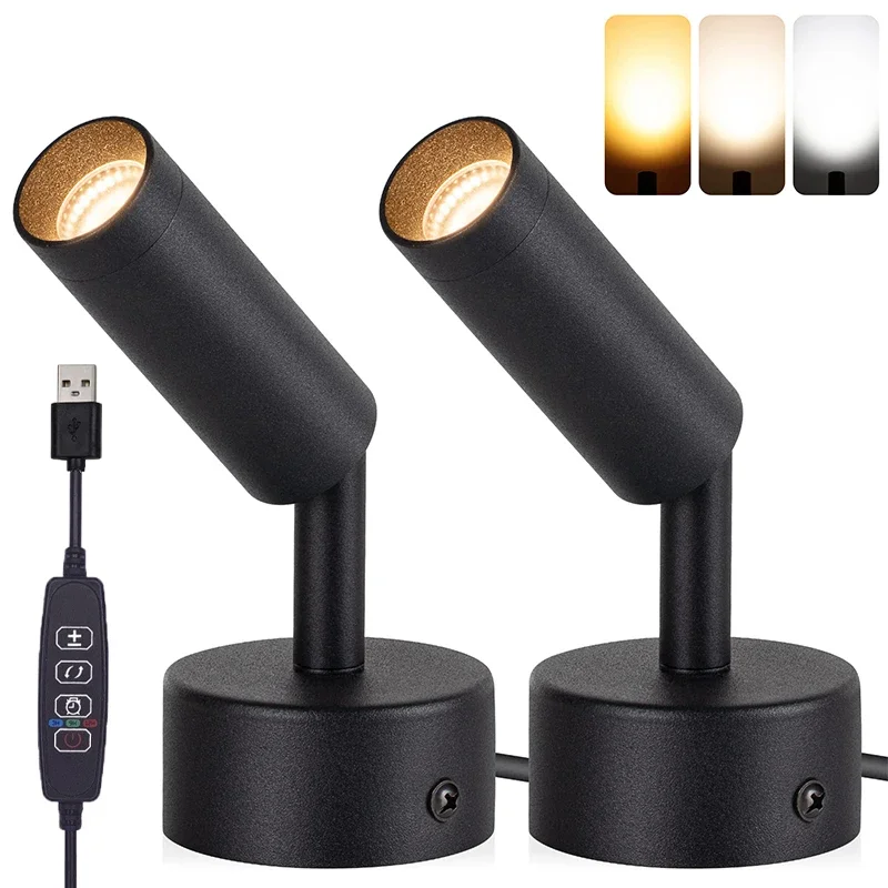 

Nice LED Spot Light Indoor 5W Up Lights 3000K/4000K/5000K Dimmable Indoor Spotlight With Memory For Plant Wall Accent Lighting 2
