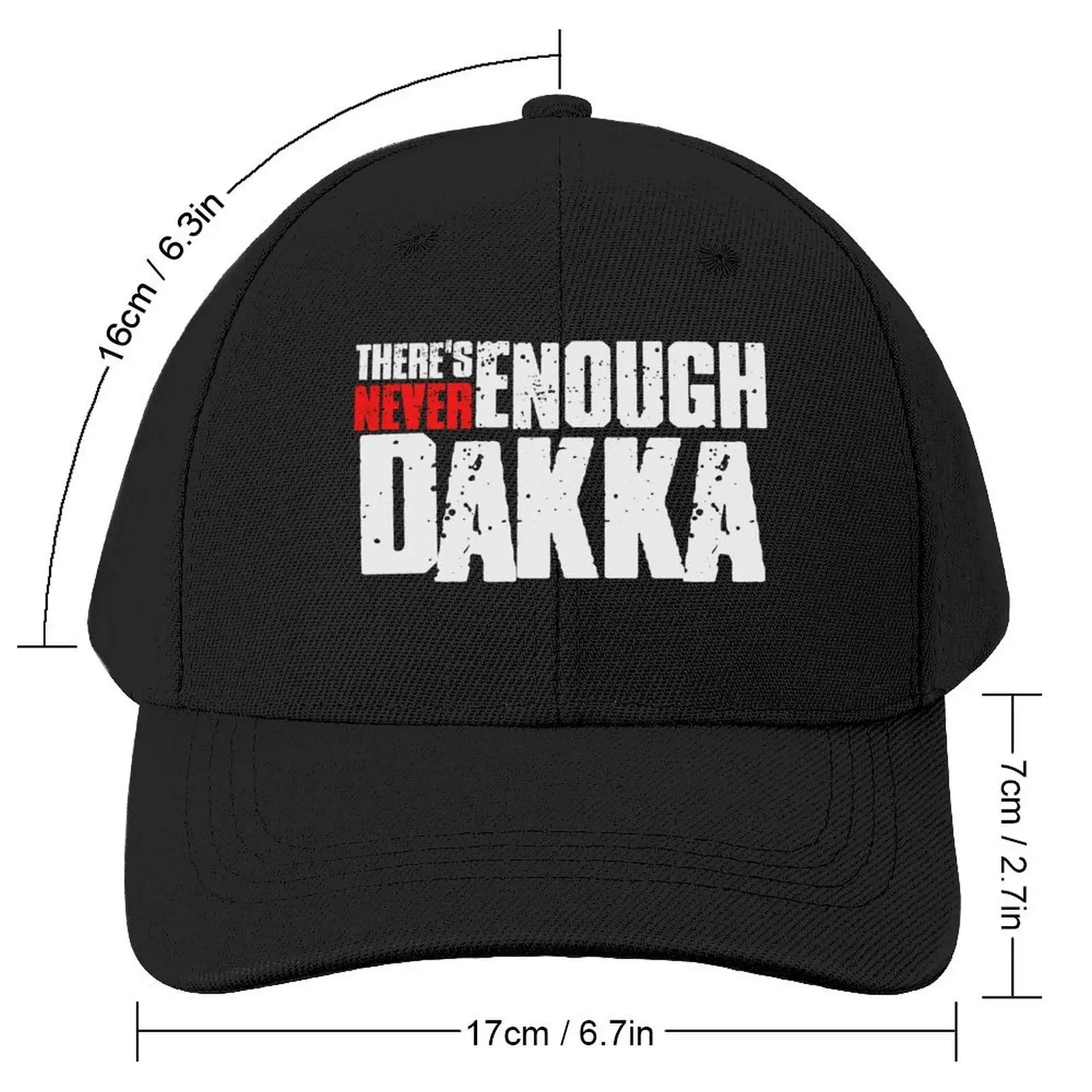 There's Never Enough Dakka - 40k Ork Baseball Cap Fishing cap Designer Hat Men Caps Women's