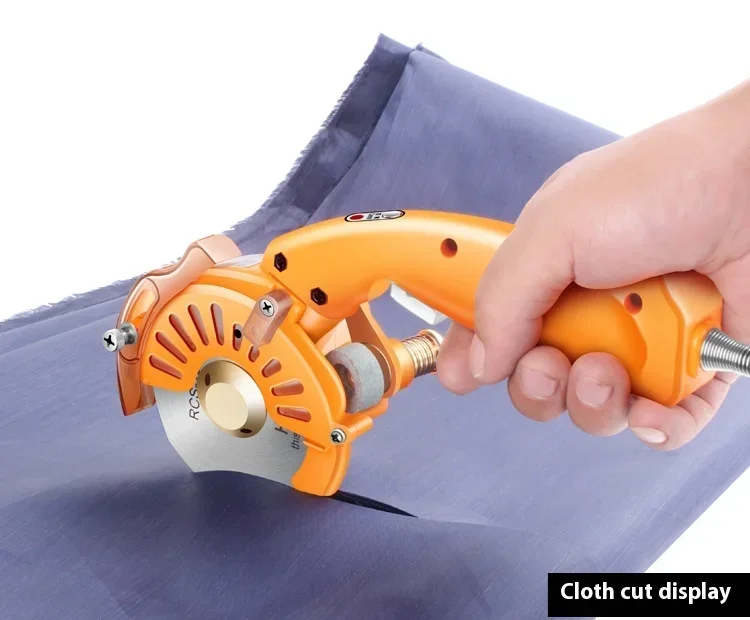 Industrielle Elektrische Schere Handheld Runde Klinge 220V Schneiden Tuch Maschine Stille Servo Direkt Antrieb Elektrische Runde Messer – Detail 9