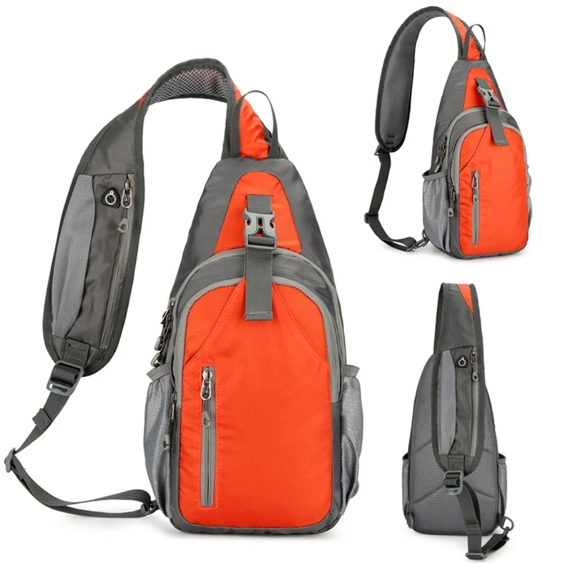 E74B Trendy Single Shoulder Bag Fashionable Chest Pack for Running Camping and Outdoor Exploration