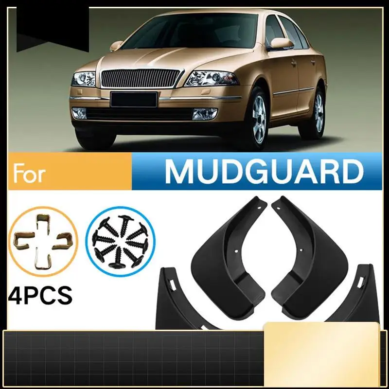 

4PCS Car Mudguard Mud Flaps Splash Mud Guard Fender For SKODA Octavia 2009-2013 Car Accessories