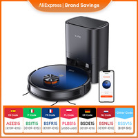 ILIFE T10s  Robot and Mop,Auto-Empty Station, LDS Navigation 3000Pa Suction,Smart Home Wet Dry