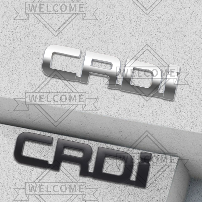 Adesivos de carro 3d crdi emblema corpo automático emblema tronco decalque para carens carnaval ceed sportage tucson ix35 sorento i30 acessórios