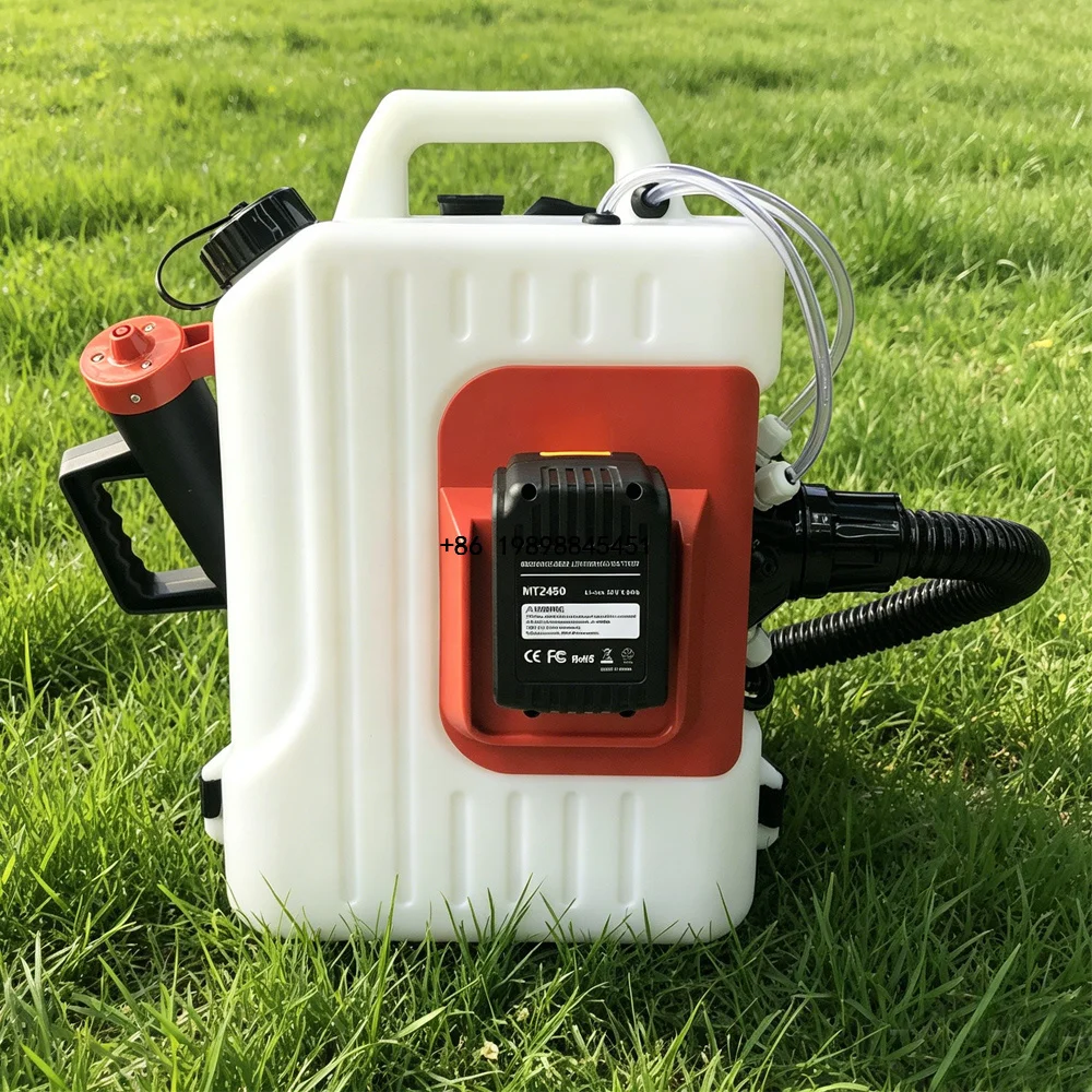 Cordless Backpack ULV Mosquito Mist Blower Sprayer Lithium Powered Cold Fogger for Epidemic Prevention & Sanitization