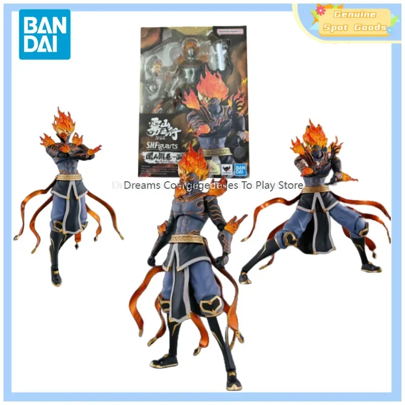 Genuine Bandai Fog Hills of Five Elements SHF Wen Ren Yi Xuan Su Hui Anime Action Model Figure Toys Gift for Toys Hobbies Kids