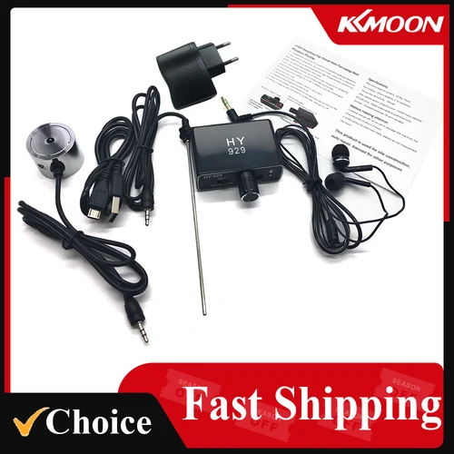 Sensor Detector de fugas de tuberías de agua, Kit de prueba de Monitor de fugas de tuberías de agua con sondas duales, localizador de alta sensibilidad para auriculares