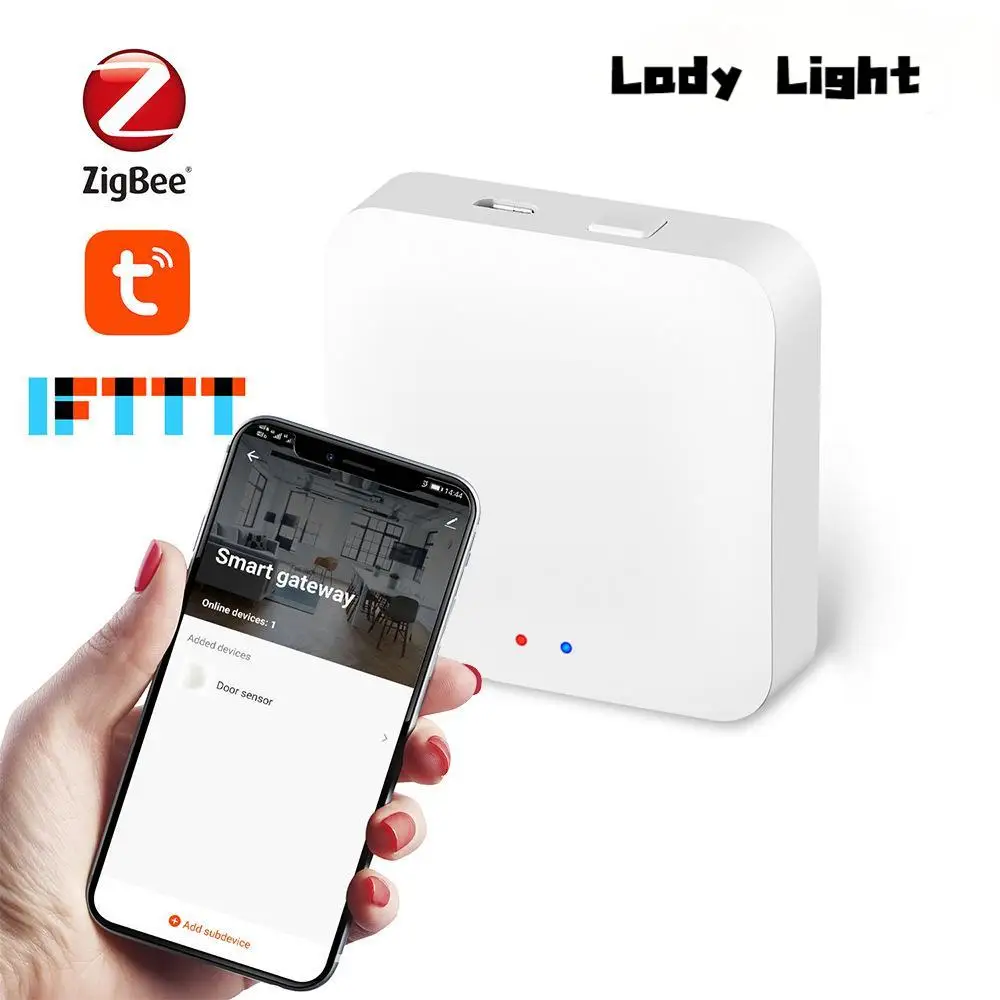 Zigbee 3.0 Tuya Smart Multi Mode Gateway WiFi Bluetooth Hub Wireless Smart Life Remote Controller Works with Alexa Google Home