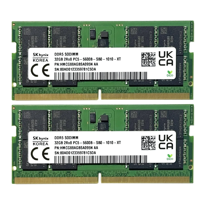 SK Hynix DDR5 32GB 5600MHz ノートPCメモリ
