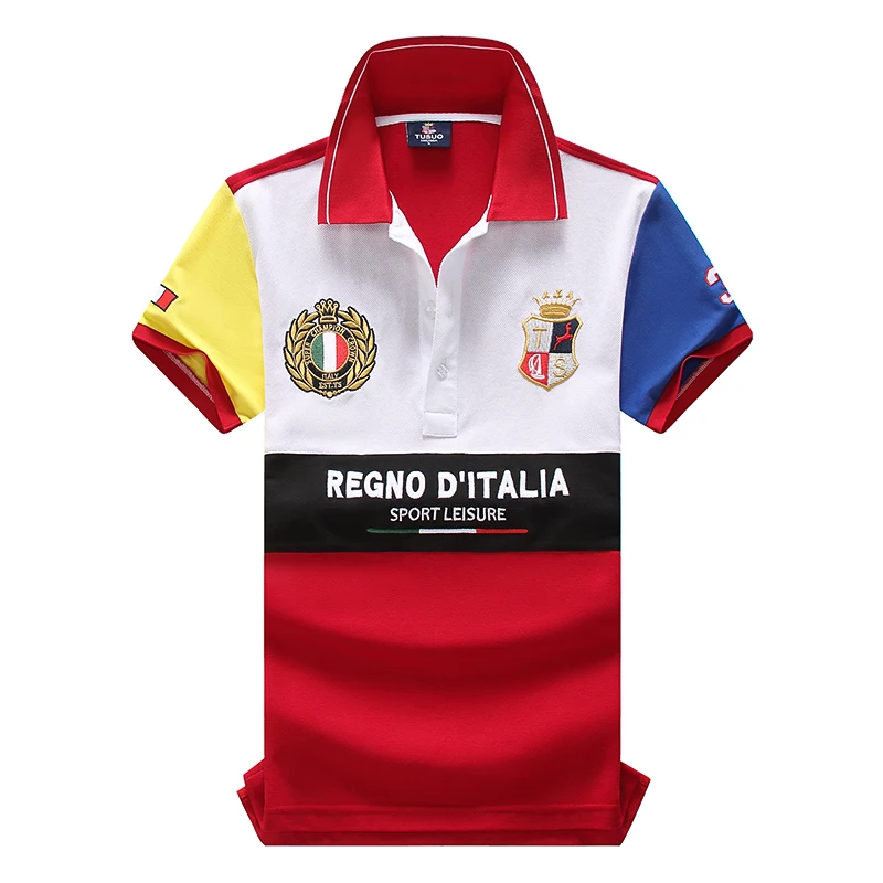 2026 New Men's Polo Shirt Short-sleeve Fashion Sports Italy Classic Embroidery 100% Cotton PLUS US Size Buttons Collar T Shirt — купить у AliExpress WW