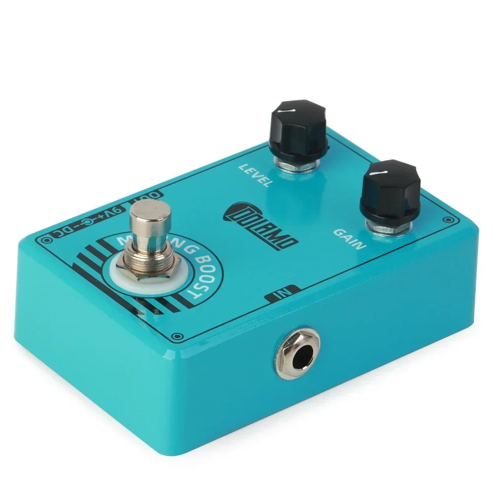 Dolamo D-10 Boost Pedale effetti per chitarra elettrica Involucro in lega Controlli di livello e guadagno True Bypass Accessori e parti per chitarra a pedale
