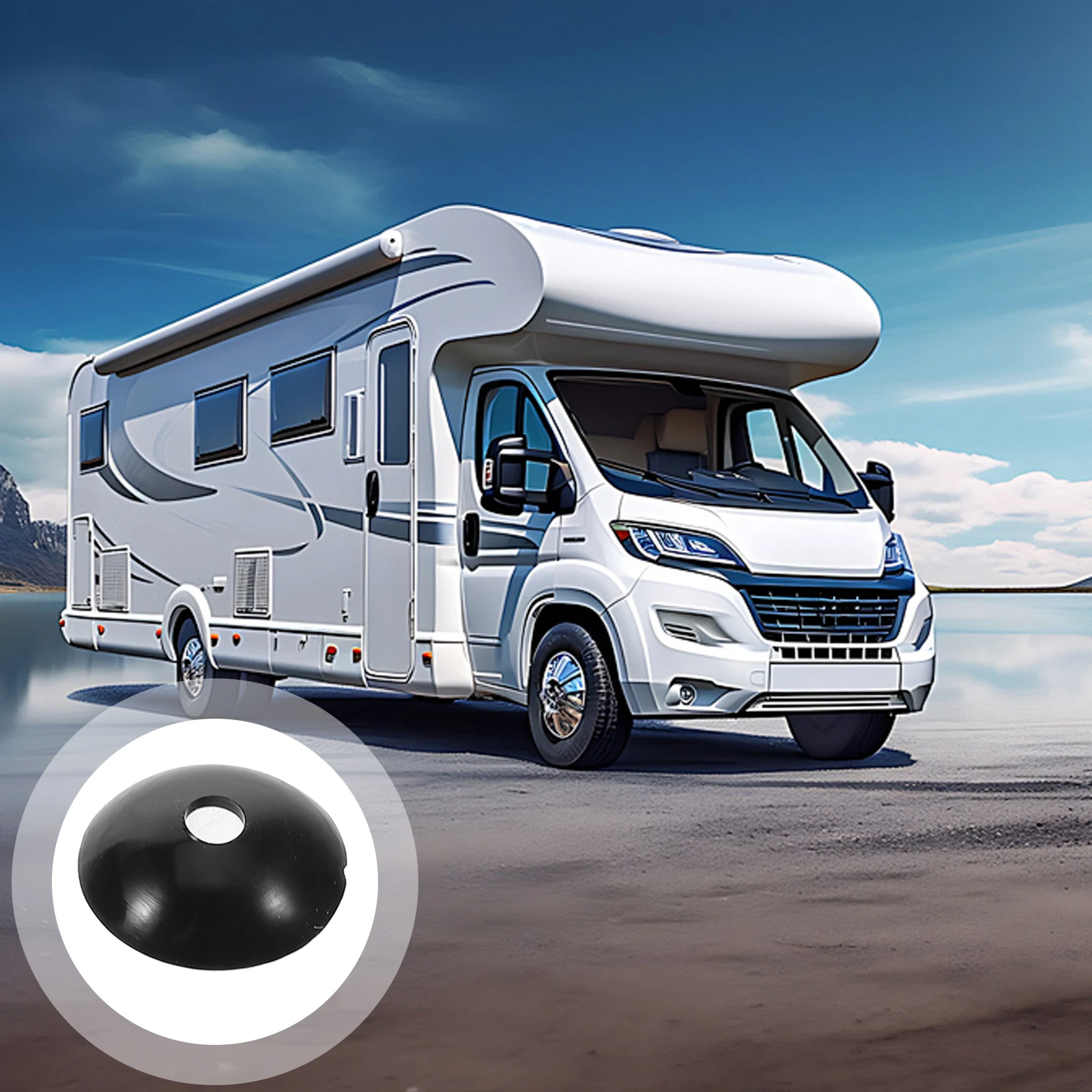 

20Pcs Rv Side Curtain Waterproof Caps Tent Pole Protective End Plugs for Camper Awning Canopy Camping Outdoor Gear