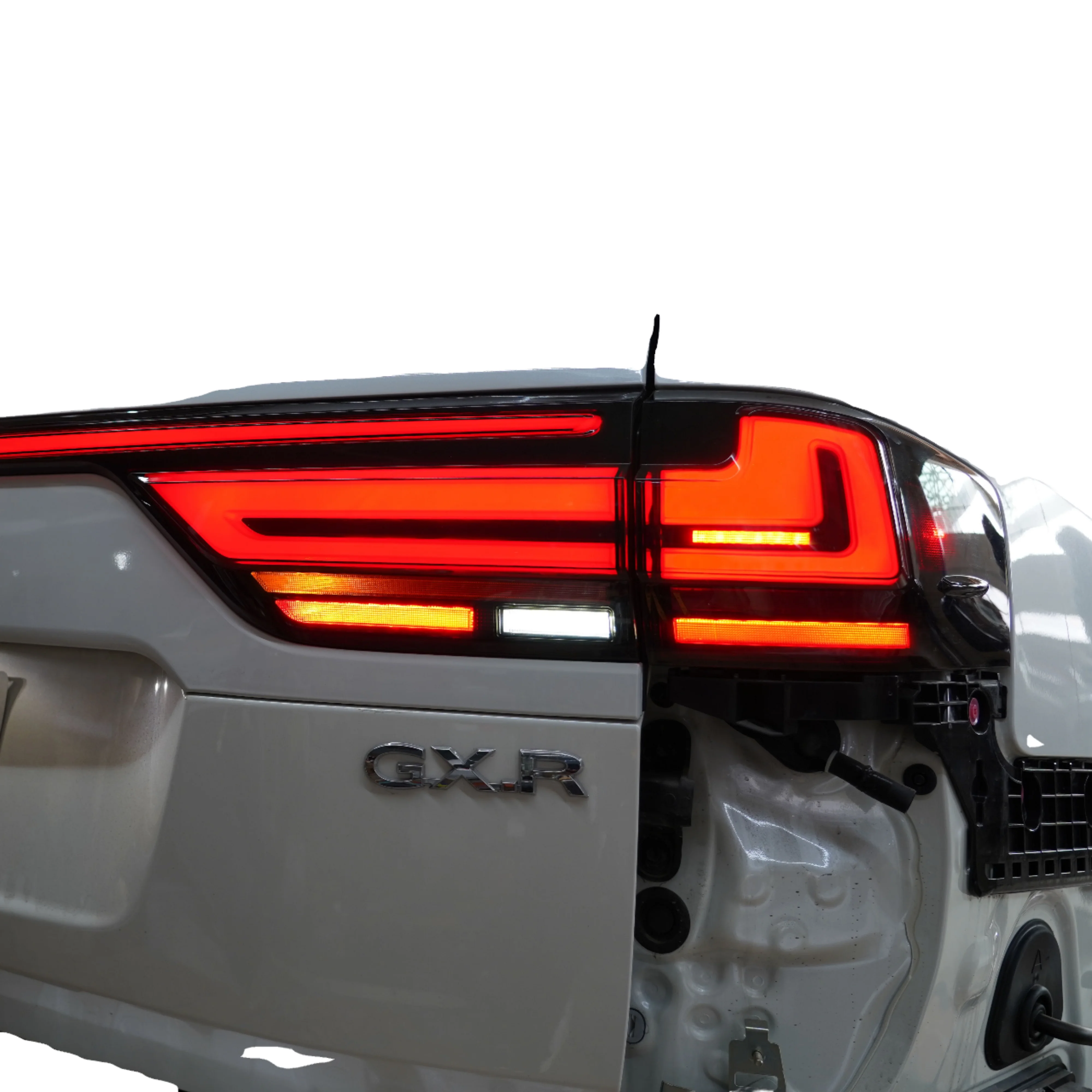 

New Car Accessories LED Taillight Stop Light Through Tail Light for Toyota Land Cruiser 300 Lc300 Accessories