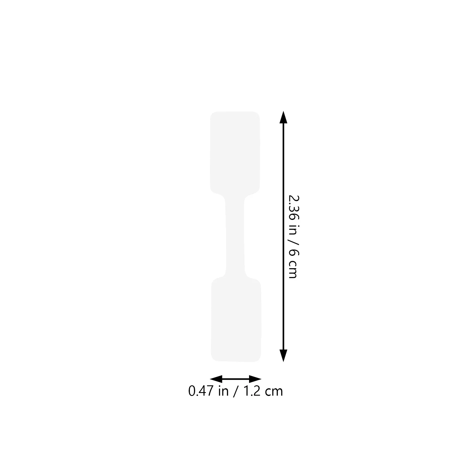 

200Pcs Jewelry Price Tags Self Adhesive Blank Paper Labels Multi-Functional Identification Stickers for Necklace Bracelet Ring