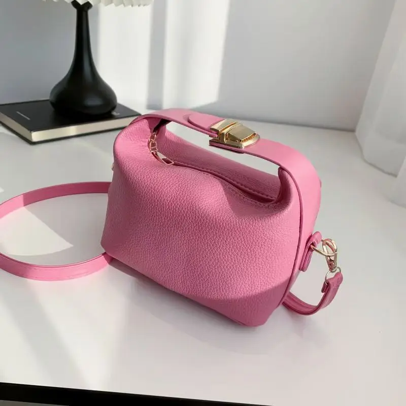 Women's Light Luxury Premium Bags 2024 Autumn New Rectangular Bag Hand-held Shoulder Crossbody Bag Cosmetic Bag