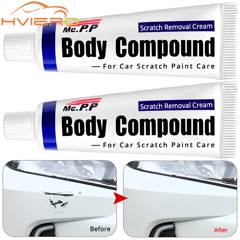 

2Pcs MC308 Car Styling Wax Scratch Repair Kit Auto Body Compound Polishing Grinding Paste Paint Cleanere Set Polish Agent Tools