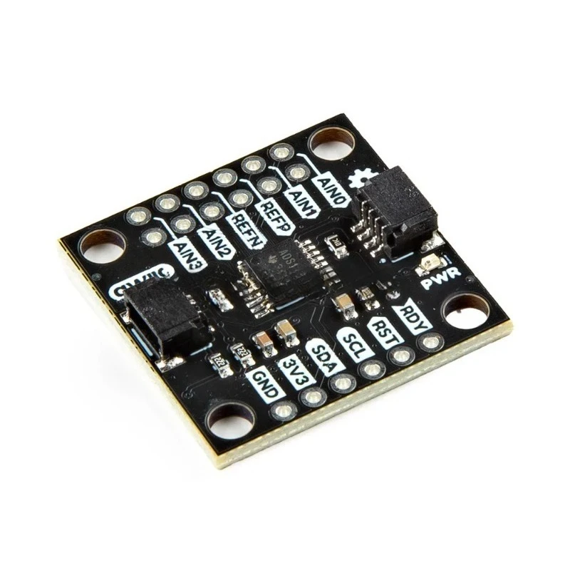 ADS1219 24 Bit High Precision ADC Sampling Module 4 Channel I2C Interface Delta-Sigma AD Converter Board