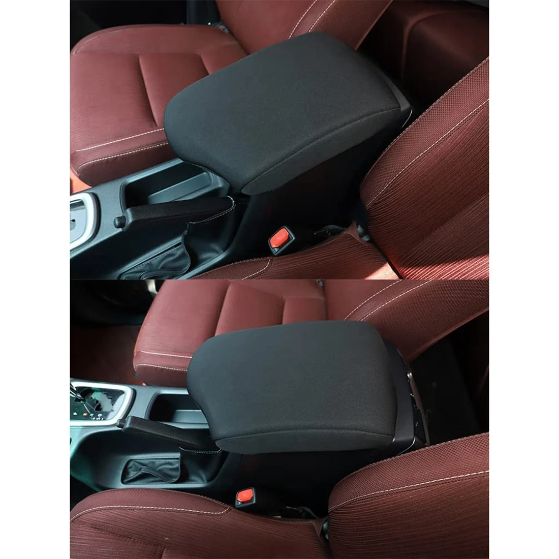 

Чехол для центральной консоли ABHY для Toyota Hilux 2015 2016 2017 2018 2019 2020 2021, защитный чехол для подлокотника, аксессуары