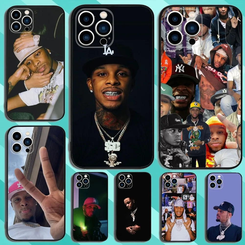 Rapper Toosii Phone Case For iPhone 16,15,14,13,12,11,Plus,Pro Max,XS,X,XR,SE,Mini,8,7 Soft Silicone Black Cover