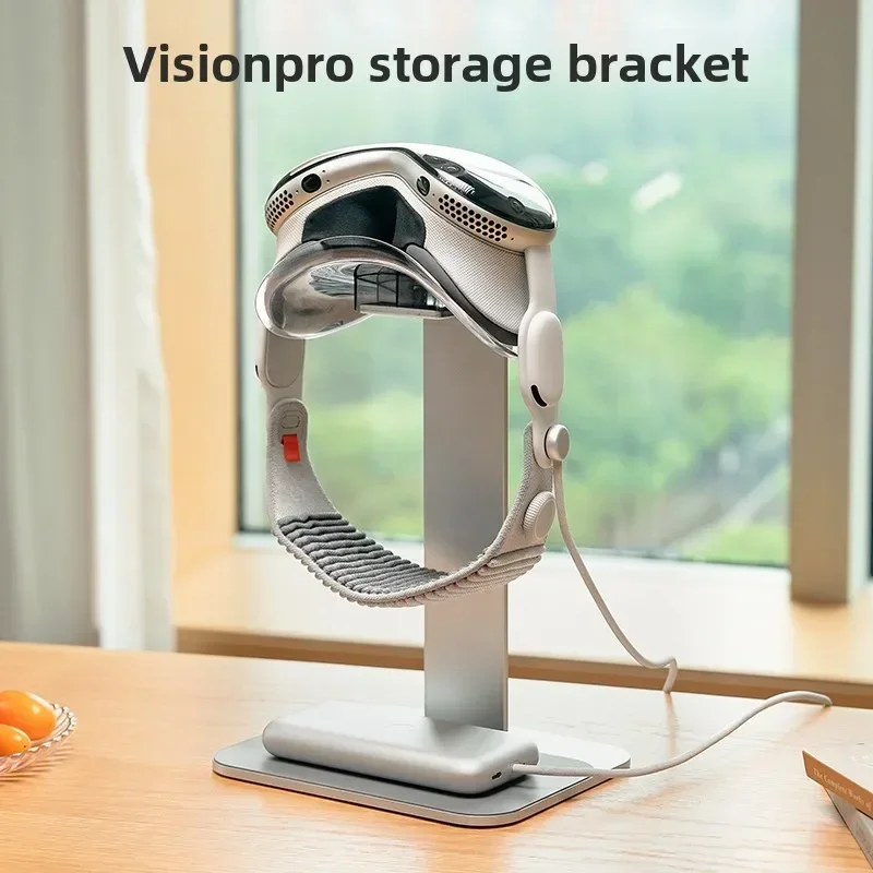 Vision Pro Headphone Stand – Stable Display Rack for VR Glasses and Headsets with Desk Mount and Anti-Slip Base