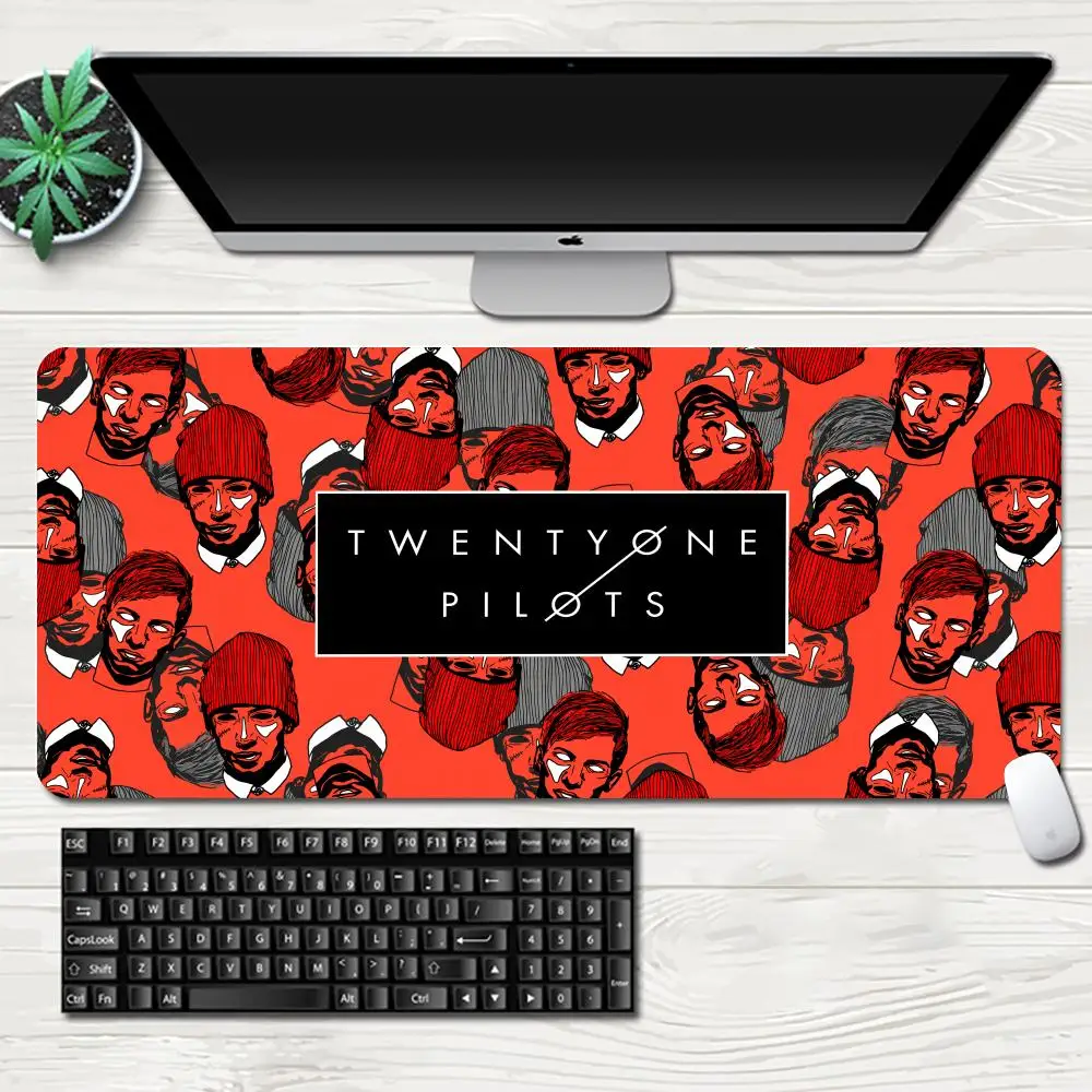 

Mouse gaming Mat Pad bureau 900x400 XXL T_Twenty one pilotss escritorio Large thickened anime rubber mouse pad