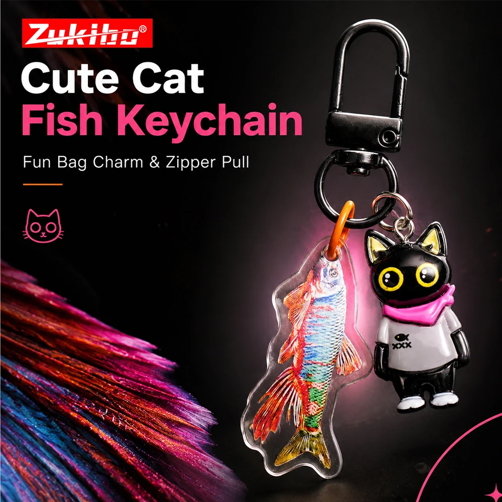 Phone Accessories And Repairs - ZUKIBO クリエイティブフィッシングルアー カットフィッシュ アクリルキーホルダー バックパックチャーム 電話ペンダント