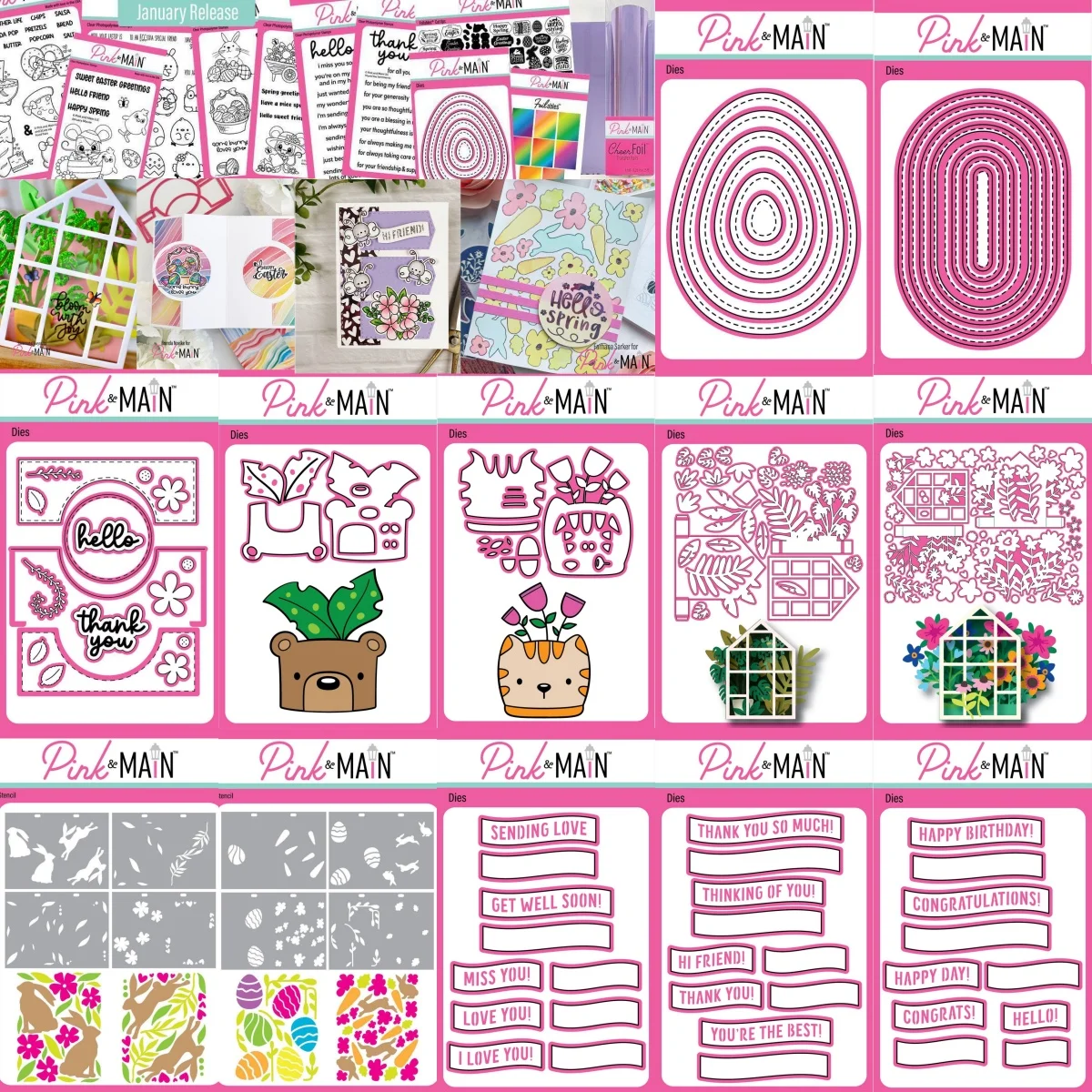 Craft Clearance กระต่ายไข่แมวสุนัขหมีความรู้สึกดอกไม้ตัดโลหะตาย Layering Stencil DIY บัตรอวยพร Make Scrapbooking