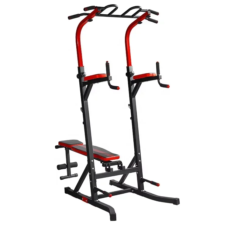 

Be suitable for Pull-Up Workout Station With Bench Push Up With Sit-Up Board Multi-functional Fitness Machine Pulling Bar Exerci