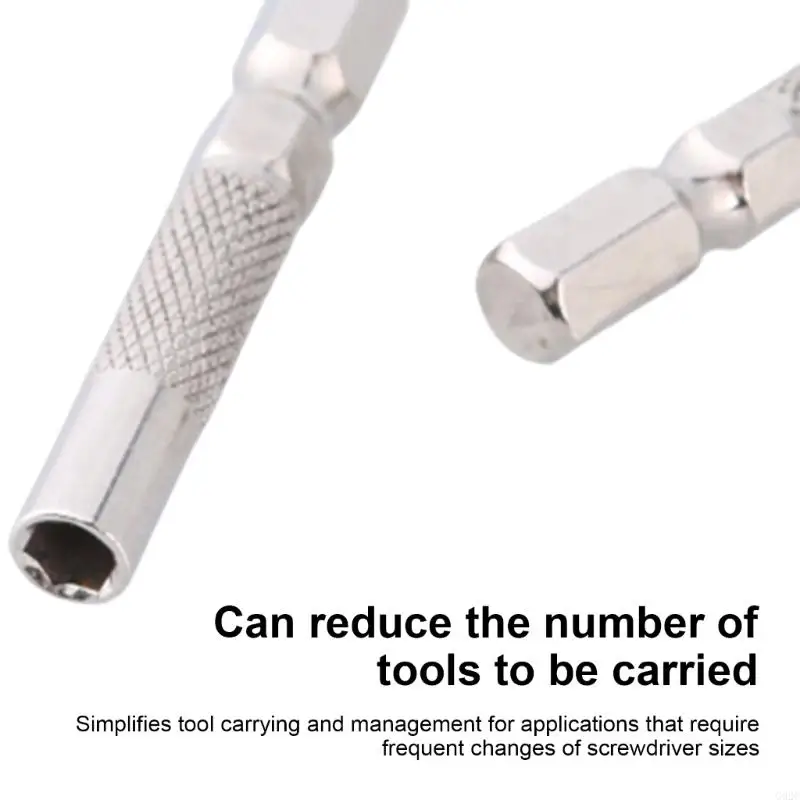 Adaptateur d'embout d'insertion au système G92C, 6.35mm 1/4 tournevis électrique à tige hexagonale 4mm, support douille