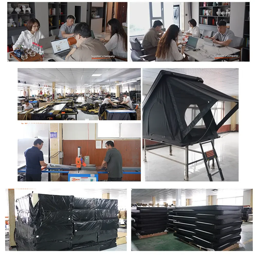 Best selling Factory Price Light Weight Rooftop Tent Aluminum Camping Car Roof Tent Z Fold Hard Shell Roof Top Tent For Car