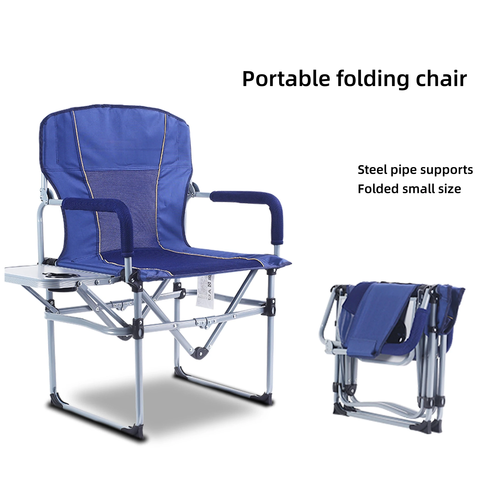 Składane krzesło ze stolikiem  – Outdoor Camping Folding Table recenzja i cena