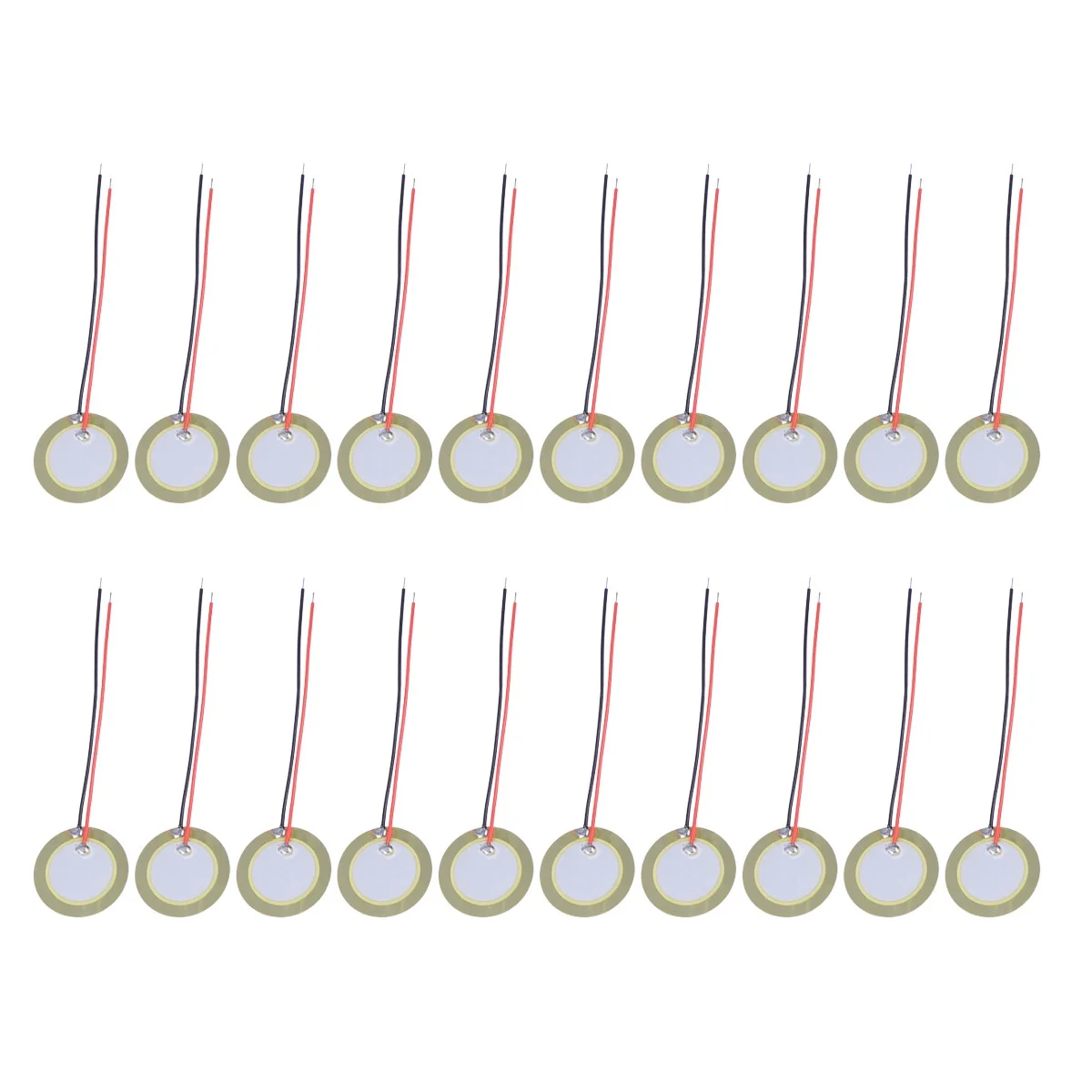 

20pcs 20Mm Brass Plate Diaphragm Disc Pickup Element Low Voltage For Clocks Camerasguitar Accessory Diaphragm Disc Switch