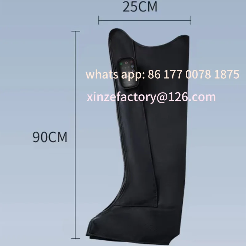 

Customizable Air Compression Leg Foot Massager New Extended Version of Thigh Hot Compress Massager Shiatsu and Kneading