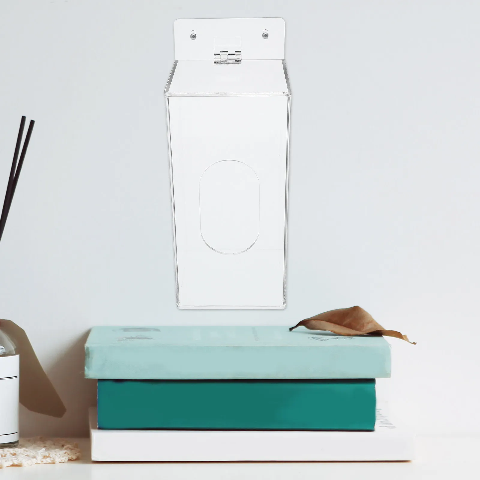 

Акриловый настенный держатель для перчаток и масок, прозрачный органайзер для хранения, для использования в лаборатории