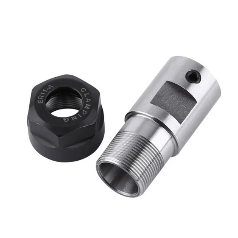 1PC ER16 Collet Chuck Shaft ER16A 5MM 6MM 8MM 10MM 12MM 14MM Lathe Tools Spindle Extension Rod For CNC Engraving Machine Milling