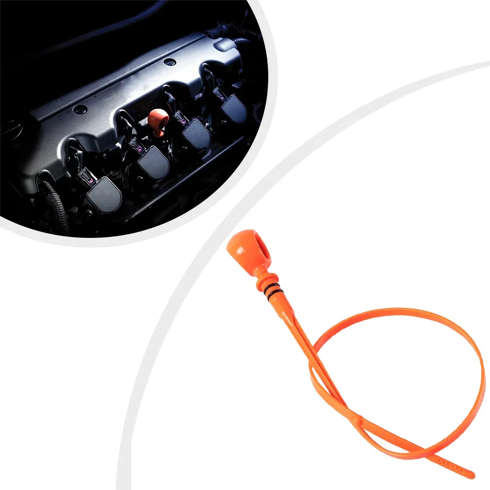 Replacement Engine Oil Dipstick Fits For Honda For Civic 2006-2015 HR-V 2016-2018 1.8L Orange Handle 15650-RNA-A00