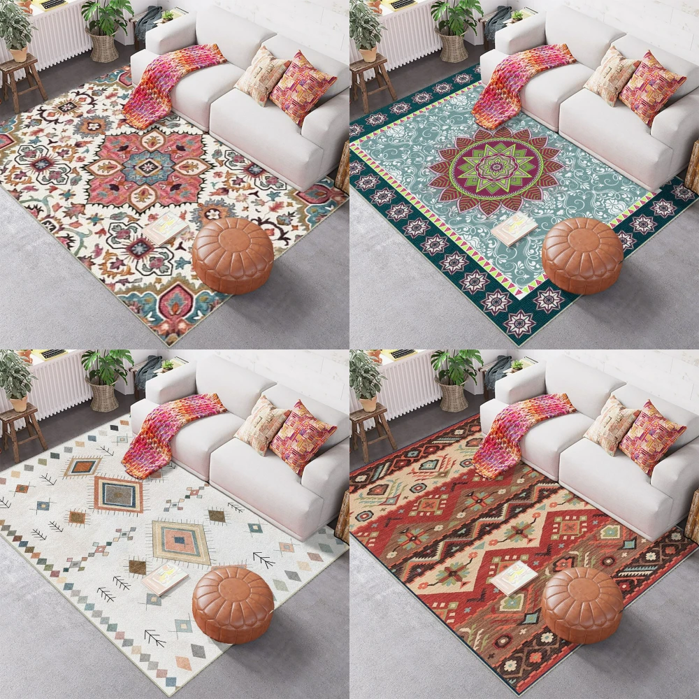 Nordic Minimalistischen Gedruckt Teppich Persischen Roten Teppich Wohnzimmer Wohnkultur Sofa Teppich Schlafzimmer Nacht Teppich Esstisch Boden Matte