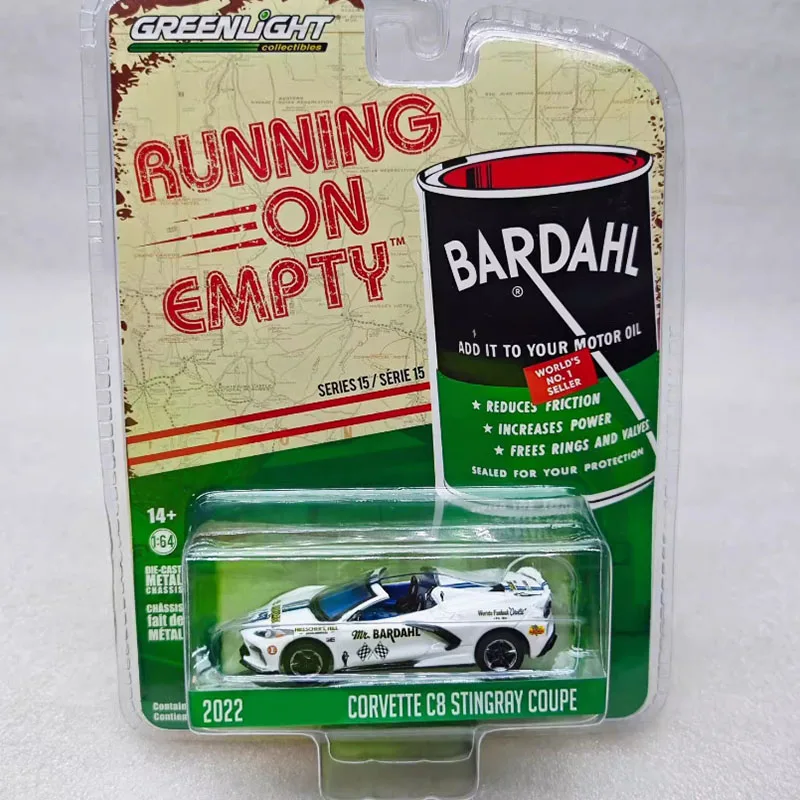 

Greenlight Diecast 1:64 Scale 2022 Corvette C8 Stingray Coupe Alloy Simulation Car Model Static Collection Decorated Holiday Toy