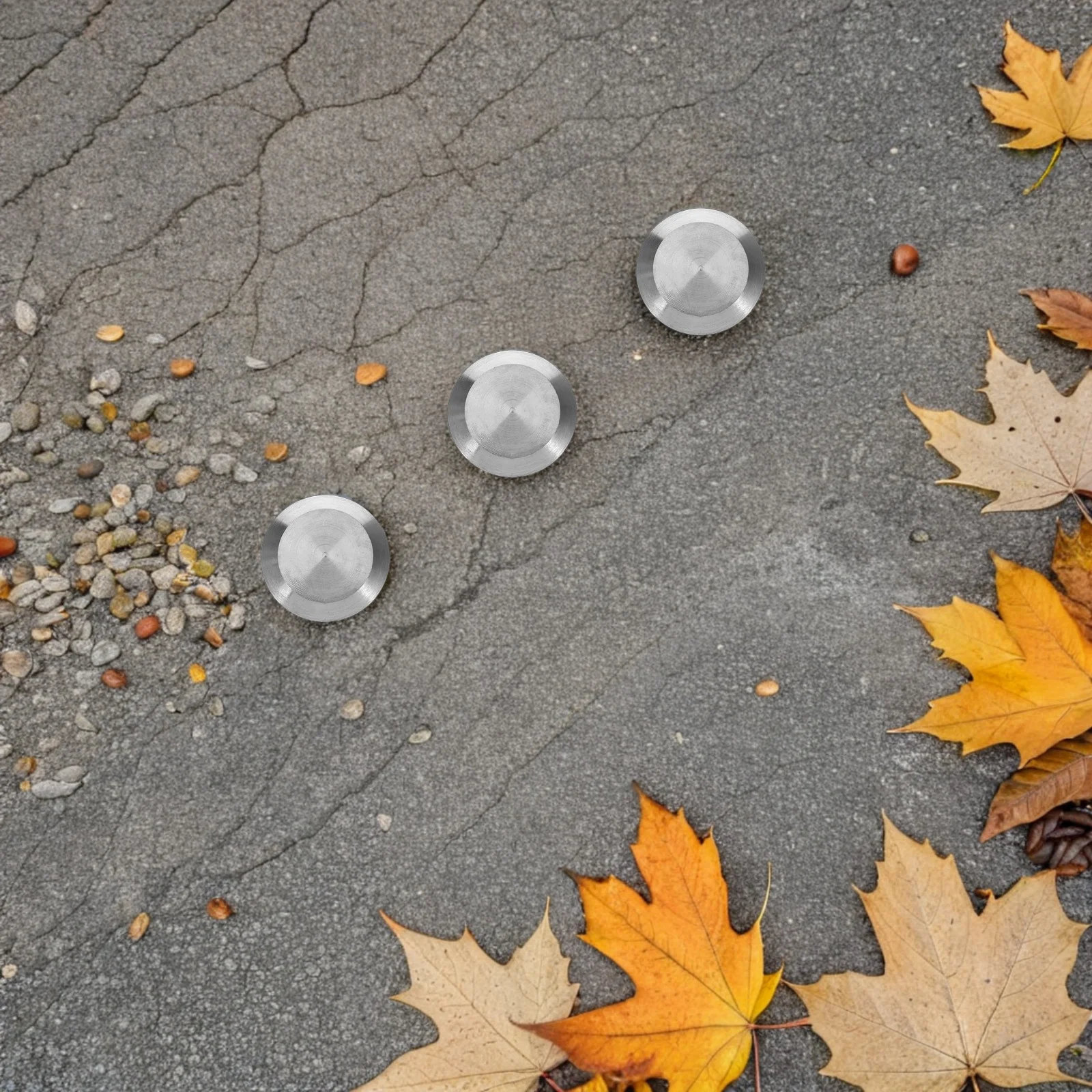 10 قطعة اللمس رصف مسمار ترصيع 3.5x3.5 سنتيمتر قوية الفولاذ المقاوم للصدأ أعمى الطريق لوحات عدم الانزلاق علامات السلامة للمدارس المستشفيات